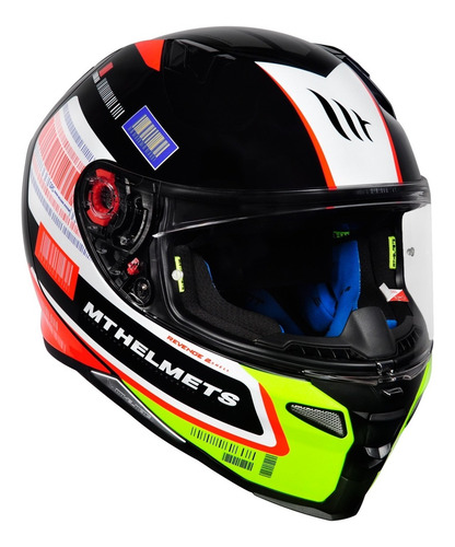 Imagem 6 de 7 de Capacete Mt Revenge 2 Rs Preto Novo Cmr