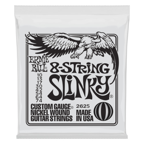 Ernie Ball 2625 8-string Slinky Electric Nickel Wound, 1 Eeb