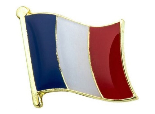 Pin Broche Prendedor Metálico Bandera Francia