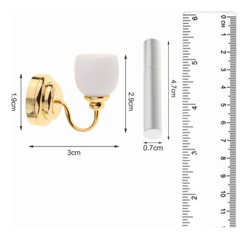 Lámpara De Pared A Escala 1: 12, Modelo De Lámpara De