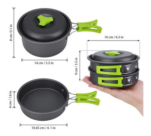 Kit Cocina De Camping Con Lavabo Y Caja 15 Piezas Kit Cocina De Camping Con Lavabo Y Caja 15 Piezas