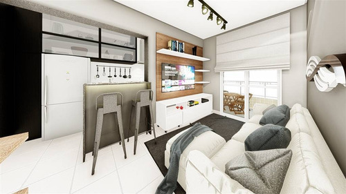 Imagem 16 de 22 de Apartamento, 1 Dorms Com 55.59 M² - Caiçara - Praia Grande - Ref.: Cg107 - Cg107