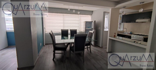 Vive Con Estilo. Departamento Semiamueblado En Renta-ideal Para Profesionistas Y Parejas