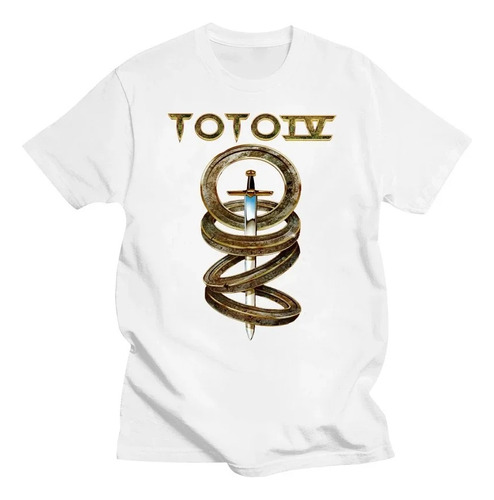 Camiseta Con Estampado Gráfico De La Banda De Rock Toto