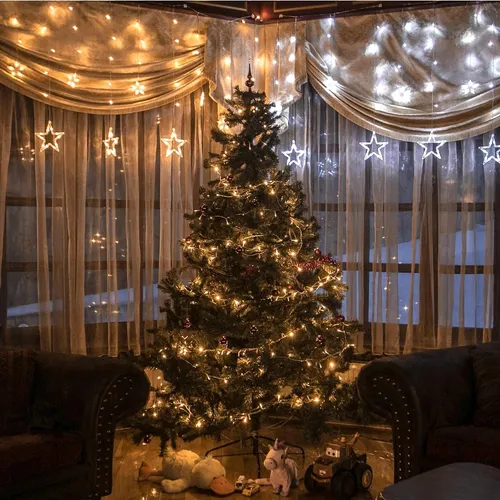 Luces De Árbol De Navidad Led Gresonic, 1000 Led 656 Pies