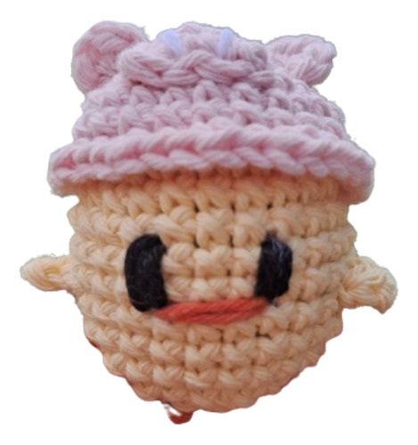 Llaveros Pollitos Amigurumi Crochet Cerdito