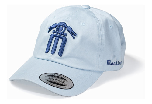 Gorra Martinica Motos Azul Claro 