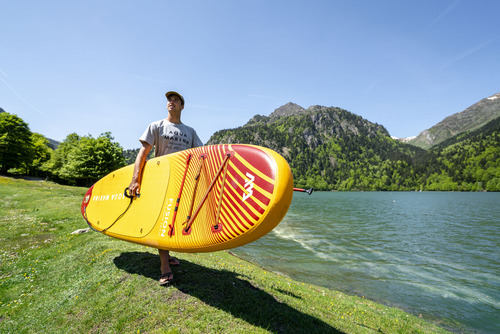 Tabla Paddle Surf Inflable 330 Cm Fusion | Aqua Marina Amarillo