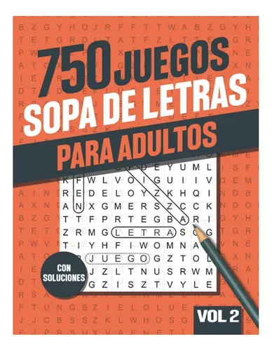 comprar Libro: 750 Sopa De Letras Adultos: Libro De Sopa De Letras P