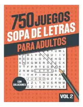 Comprar Libro: 750 Sopa De Letras Adultos: Libro De Sopa De Letras P