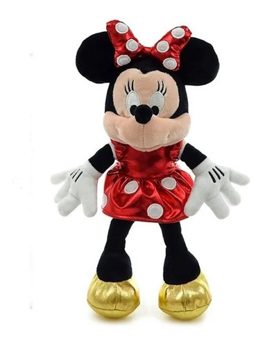 Peluche Minnie Brillosa Muñeco Mickey Mouse 
