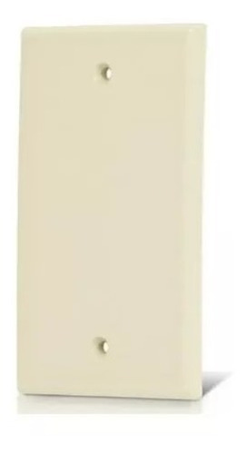 Tapa Ciega Sencilla Color Beige Pack De 5 Unidades