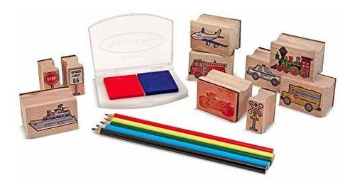 Juego De Sellos Para Vehículos De Melissa & Doug