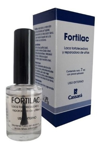 Fortilac Laca Fortalecedora Y Reparadora De Uñas Con Pincel 