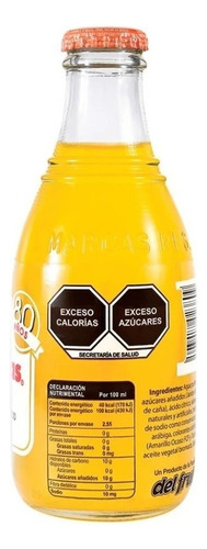 1 Refresco Chaparritas Sabor Piña Vidrio 255ml
