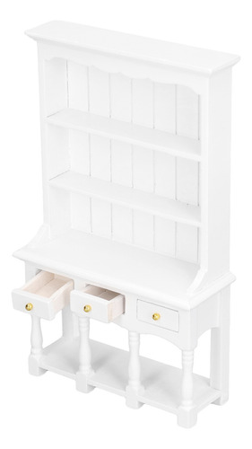 Librería Tipo Casa De Muñecas, Modelo 1:12, Estantería De Ma