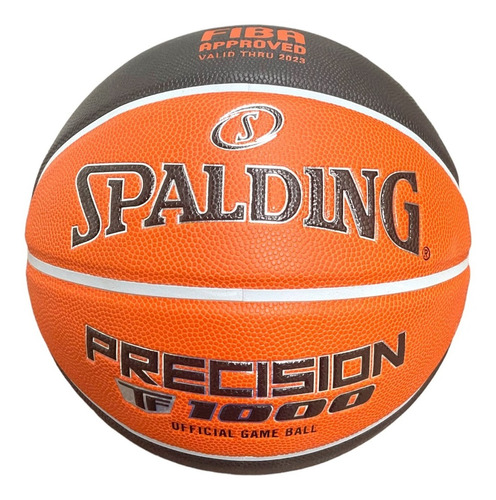 Balon Baloncesto Basket #7 Spalding Cuero Precisión Tf 1000