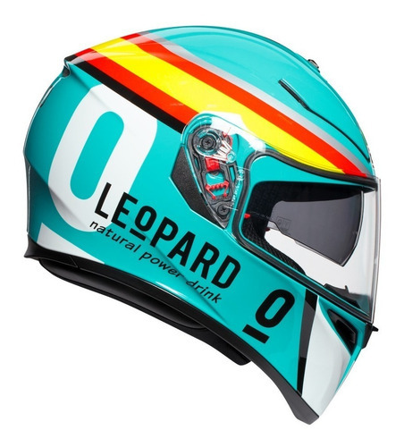 Casco Agv K-3 Sv Replica Mir 2017 Certificado Ece2205 Sharp Color Azul/amarillo Tamaño Del Casco L (59 - 60 Cm