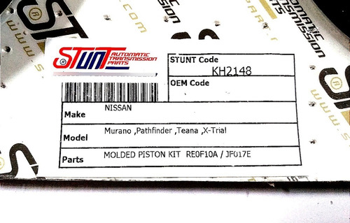 Juego Pistones Transmisión Cvt Jf017e Murano Pathfinder