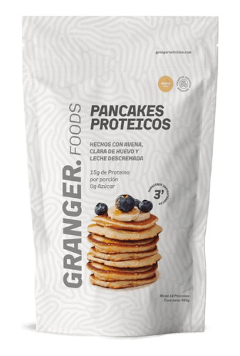 Pancakes Proteicos 15g Proteina Granger Sin Azucar 450g