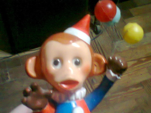 Antig Juguete Monito Payaso Circo Cuerda Alps Japan Retr Kxz (Usado)