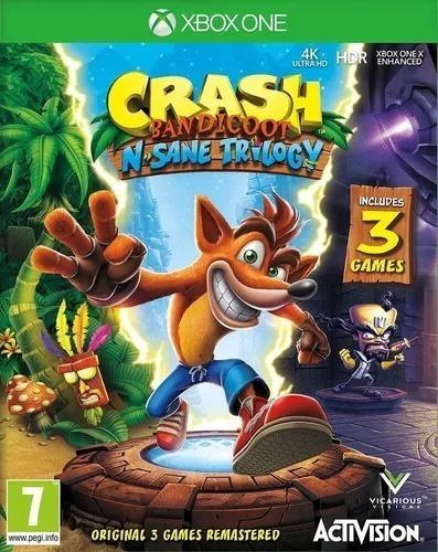 Crash Bandicoot N. Sane Trilogy  Xbox One Series S/x