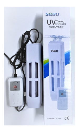 Lampara Sumergible Uv 9w Con Timer Para Acuario