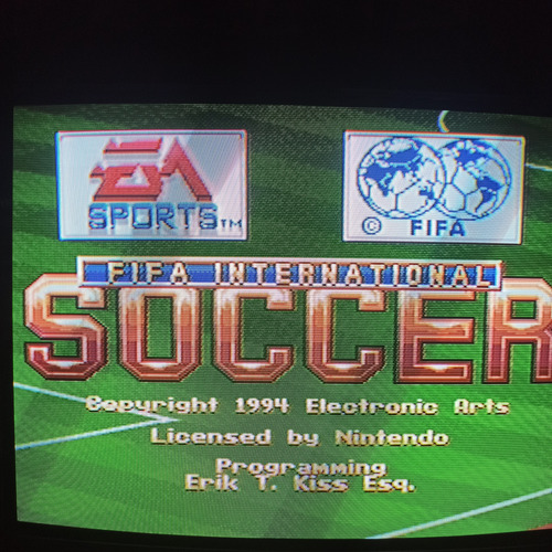 Fifa International Soccer - Super Nintendo (Usado)