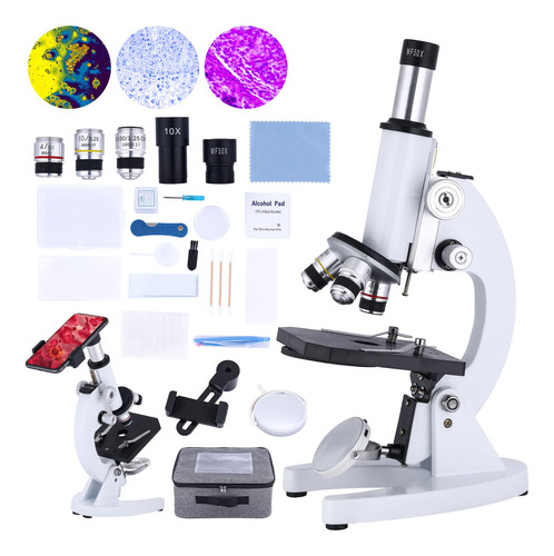 Microscopio Monocular Woehrsh 200x-6000x Para Principiantes
