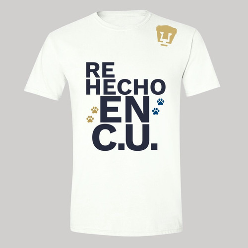 Playera Pumas Unam Hombre Re Hecho En C.u.