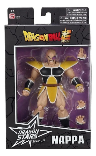 Boneco Dragon Ball Bandai Nappa Articulado Fun F0075-7