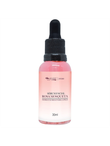 Imagem 1 de 2 de Sérum Max Love Make-up serum facial rosa mosqueta para todos os tipos de pele de 30mL