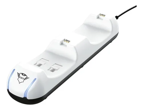 Imagem do produto Base Trust Carregador Duo Charge Dock PS5 - Branco em Mercado Livre