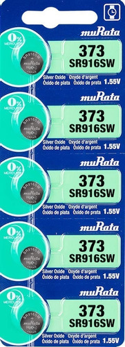 Bateria Pila 373 Murata Sr916sw 1.55v X 5 Unidades