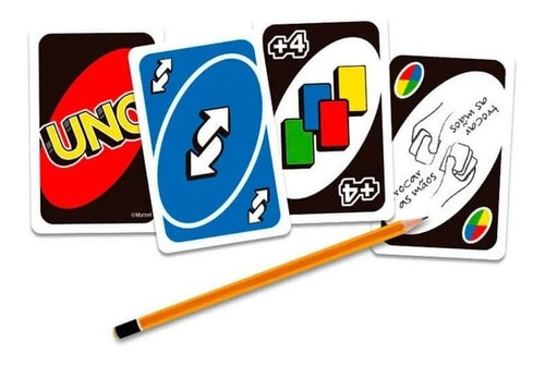 Jogo De Cartas Baralho Uno 114 Cartas Original Mattel Copag