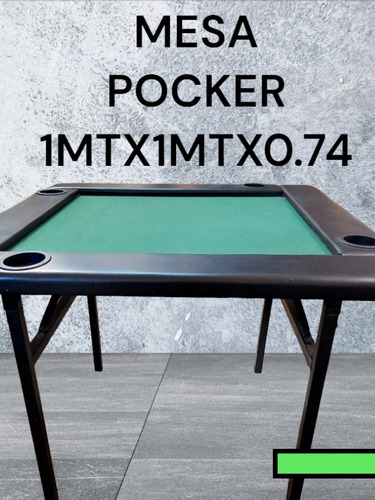 Mesa De Juego Pocker, Truco, Domino. 100% Plegable, Bestado