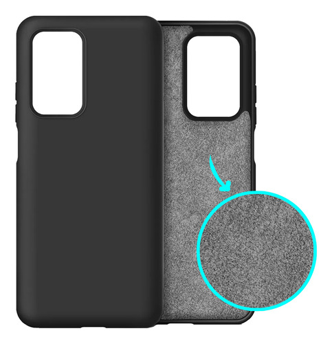 Silicon Case Con Gamuza Para Xiaomi Redmi Note 10 / 10s