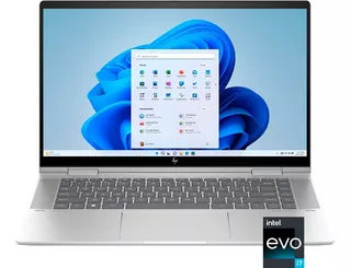 Laptop HP Envy x360 15-fe0053dx plateada táctil 15.6", Intel Core i7 1355U 16GB de RAM 512GB SSD, Gráficos Intel Iris Xe 1920x1080px Windows 11 Home