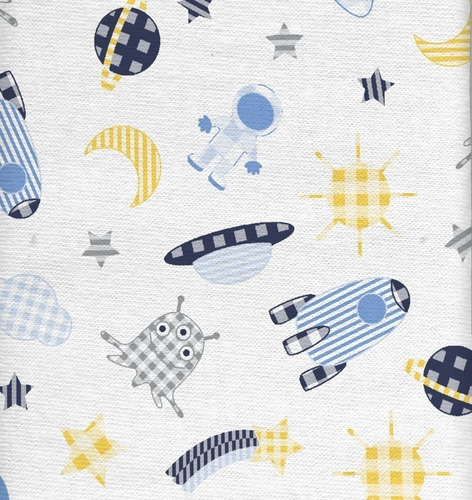 Imagem 2 de 3 de Pano Toalha De Boca Fralda Bebe 30x30cm C/3 Menino Sulbrasil