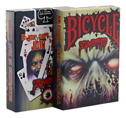 Deck Poker Bicycle Original Coleccion Zombified Billy Tacket