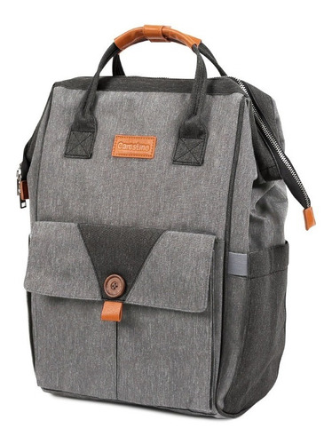 Mochila Maternal Carestino Milán Gris Cambiador Completo