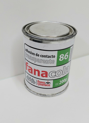 Adhesivo De Contacto Transparente Fana 86 X 200 Gr