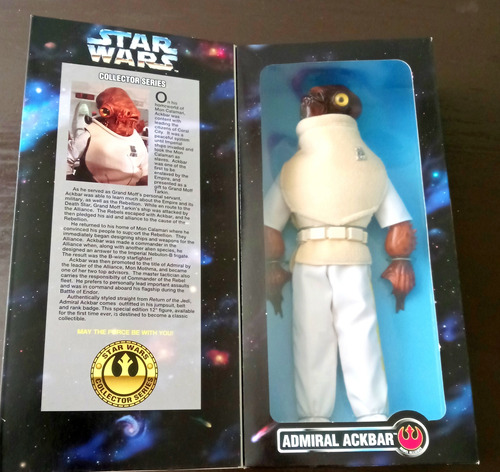 Admiral Ackbar 12 Pulgadas Star Wars Collector Series Kenner