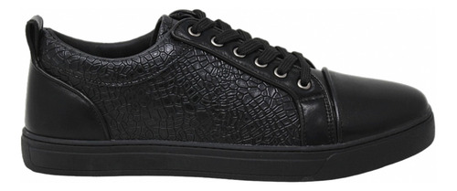 Tenis Urbano Negro Casual De Moda Platini Ssh722 Hombre