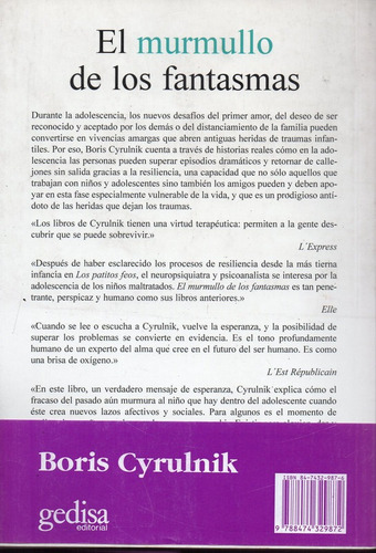 El Murmullo De Los Fantasmas - Cyrulnik - Gedisa