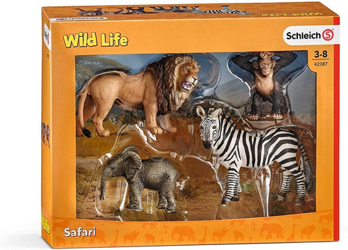 Schleich Figuras, Set De Animales Salvajes Africanos, Multi