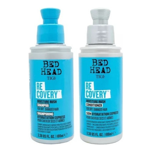 Tigi Bed Head Recovery Shampoo + Enjuague Travel 100ml