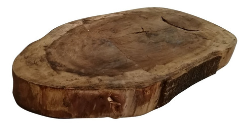 P/mesa De Centro Rodaja De Madera Parota/huanacaxtle 10x80cm