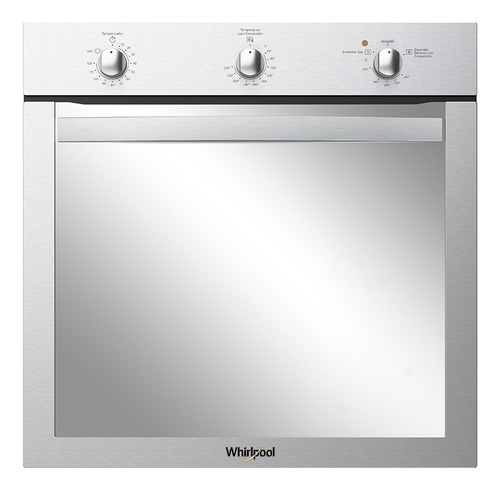 Horno A Gas Whirlpool 24 Acero Inoxidable Woa120s Gris Acero