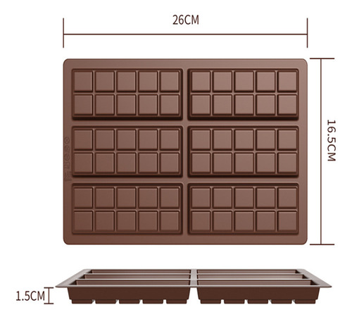 Molde De Chocolate Antiadherente De Silicona